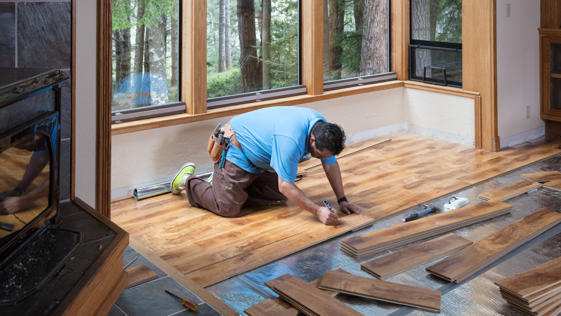 Professional wood floor installers providing residential and commercial hardwood flooring installation solutions for property owners