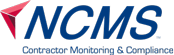 The logo for ncms contractor monitoring and compliance