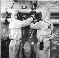 Asbestos Removal — Man in Abestos-Suits in Nevada, CA