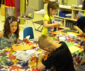 Students Doing Some Artworks — Child Care and Learning Center in Whitman and Braintree, MA
