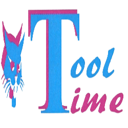 A red circular saw is sitting on top of a metal stand.