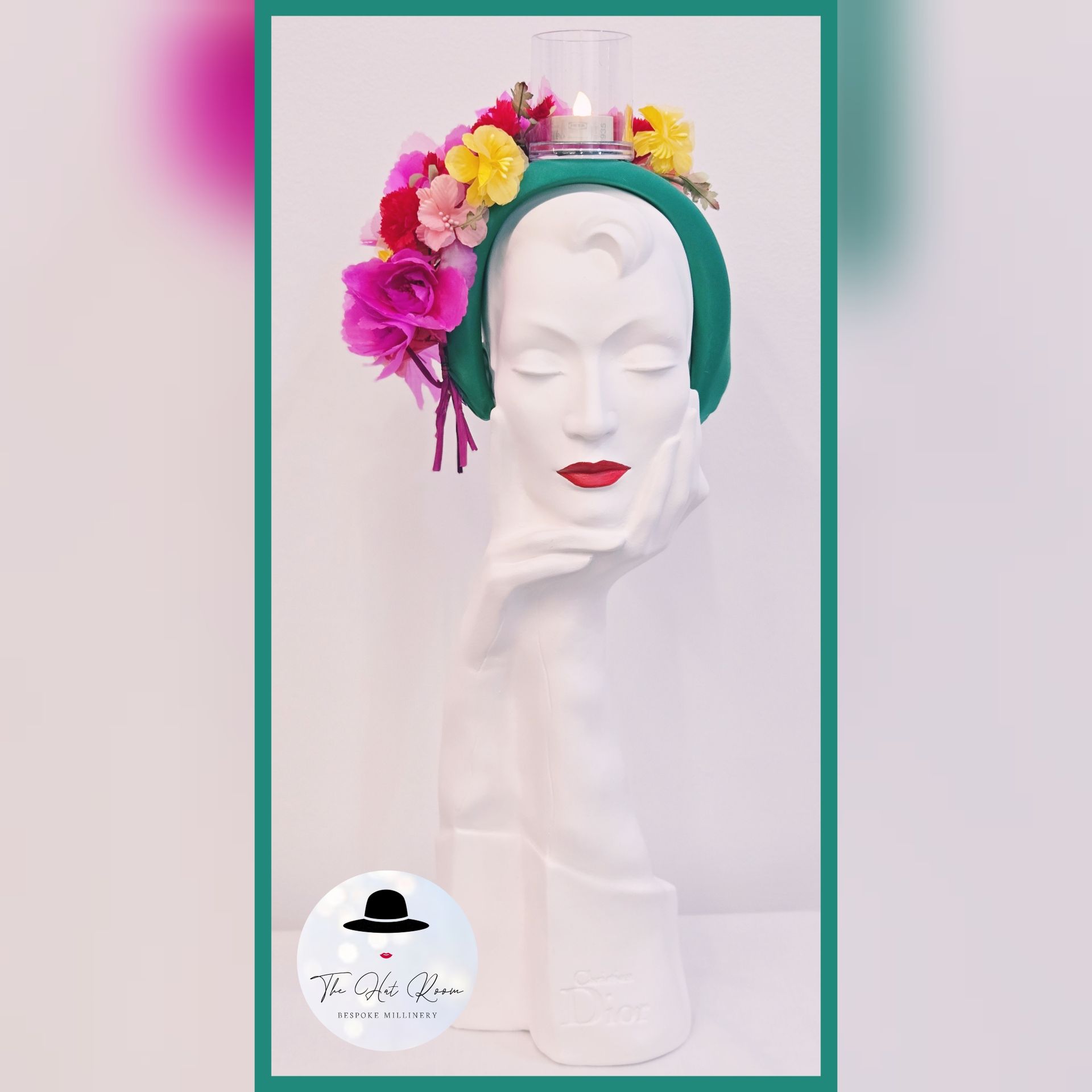 Flower crown
flower headband
flower halo
dance headpiece
Ascot ladies day