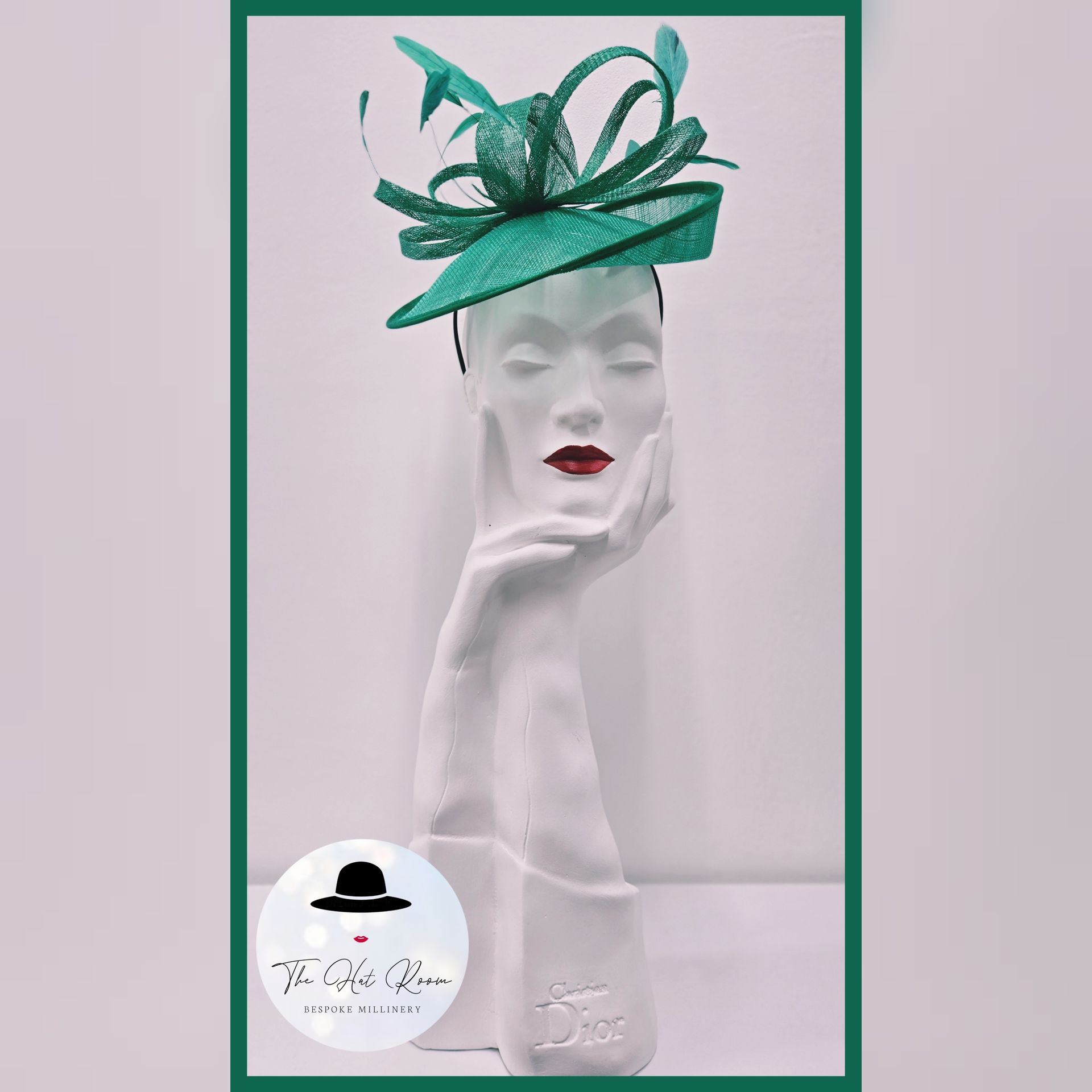 small saucer/hatinator with feathers wedding 
Ascot 
