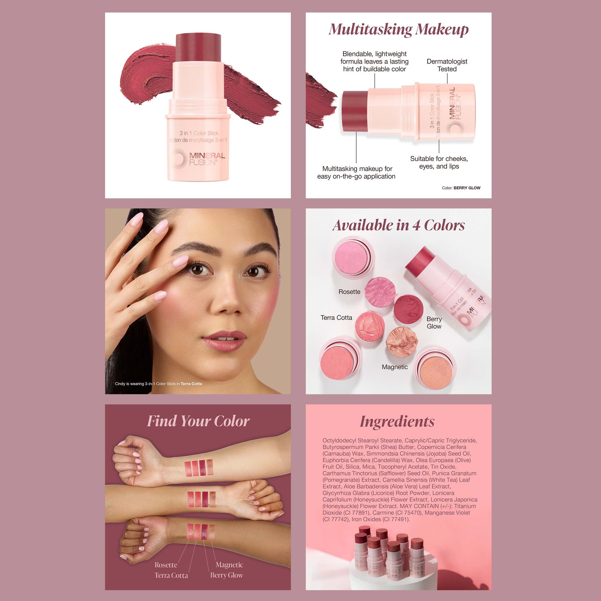 Amazon tile art for Mineral Fusion 3-in1 Color Stick