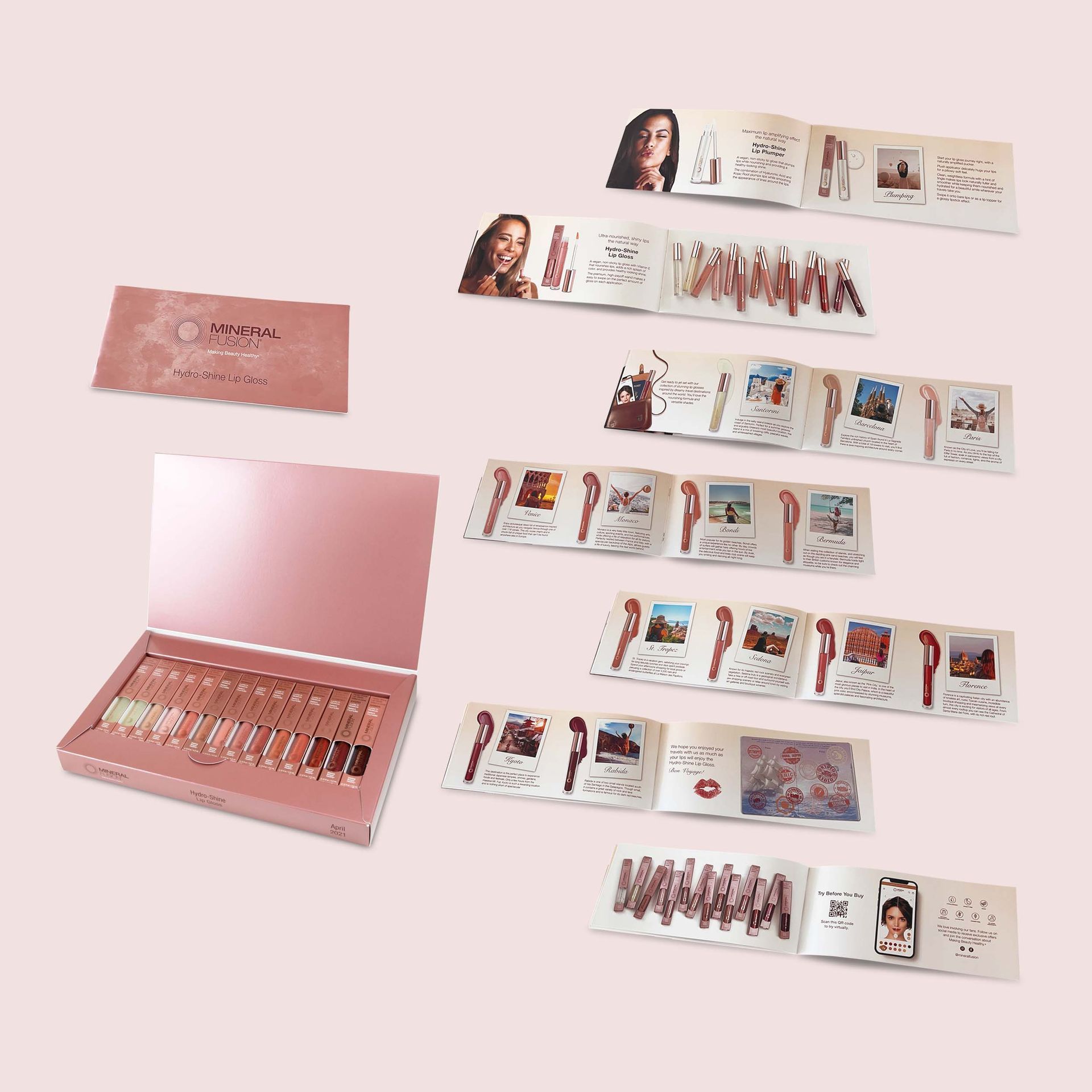 Mineral Fusion Hydro-Shine Lip Gloss Vault Gift Kit