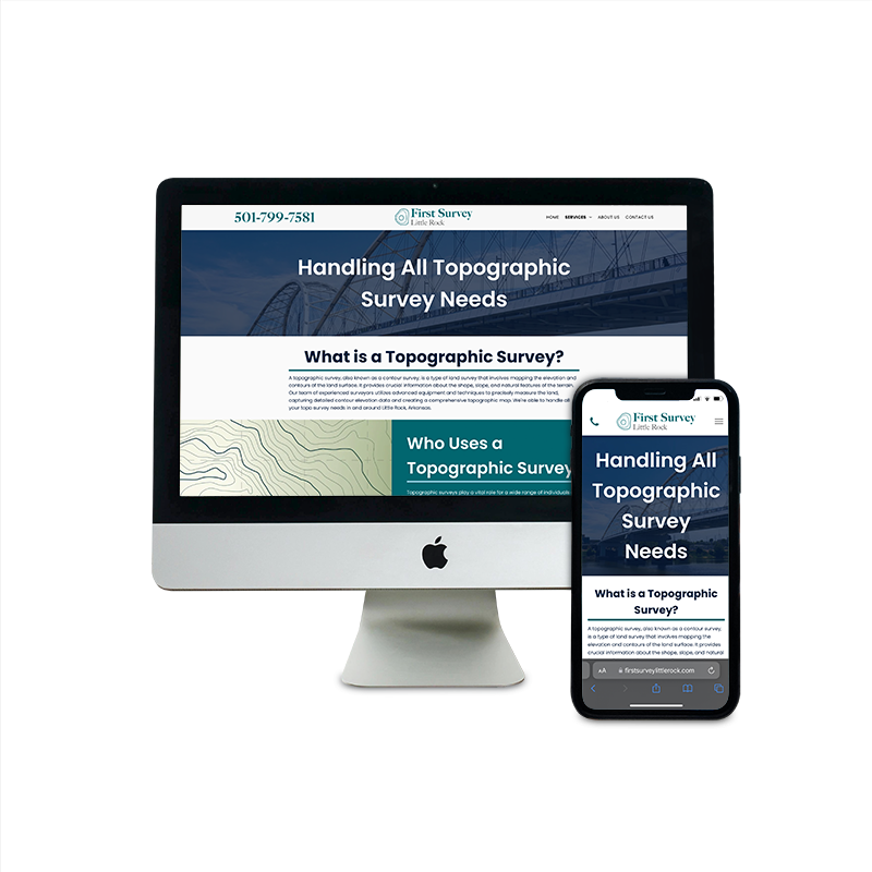 First Survey Little Rock website preview