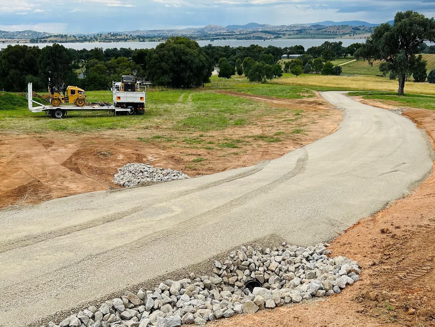 Driveway construction