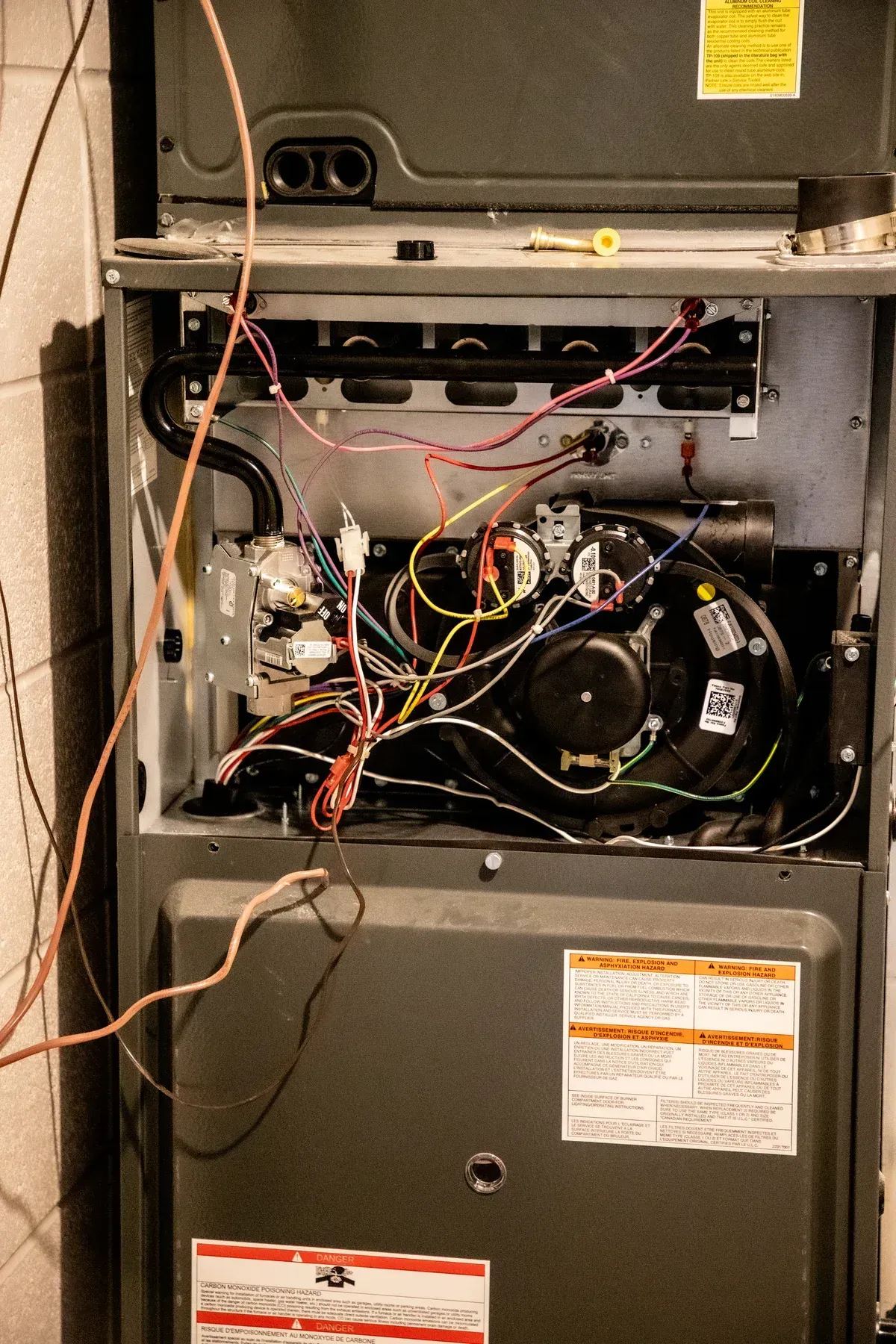 HVAC System internal view