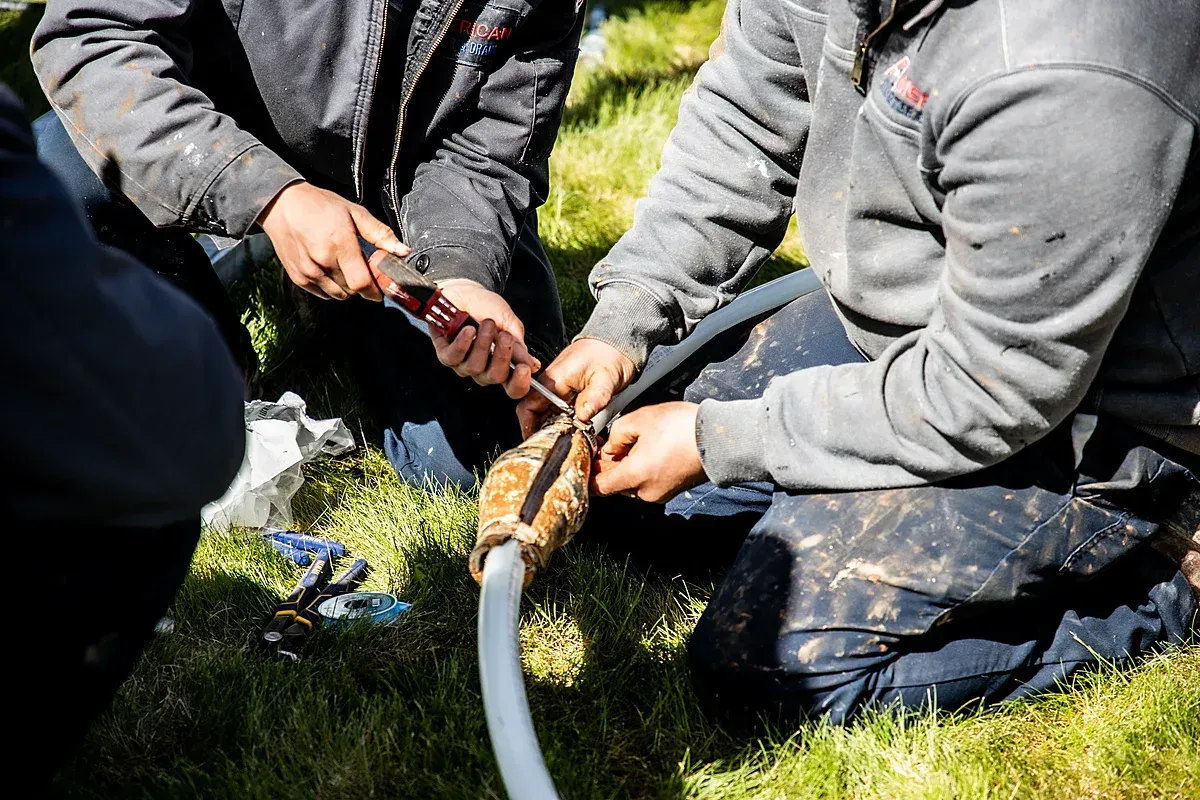 Repairs on a well pump
