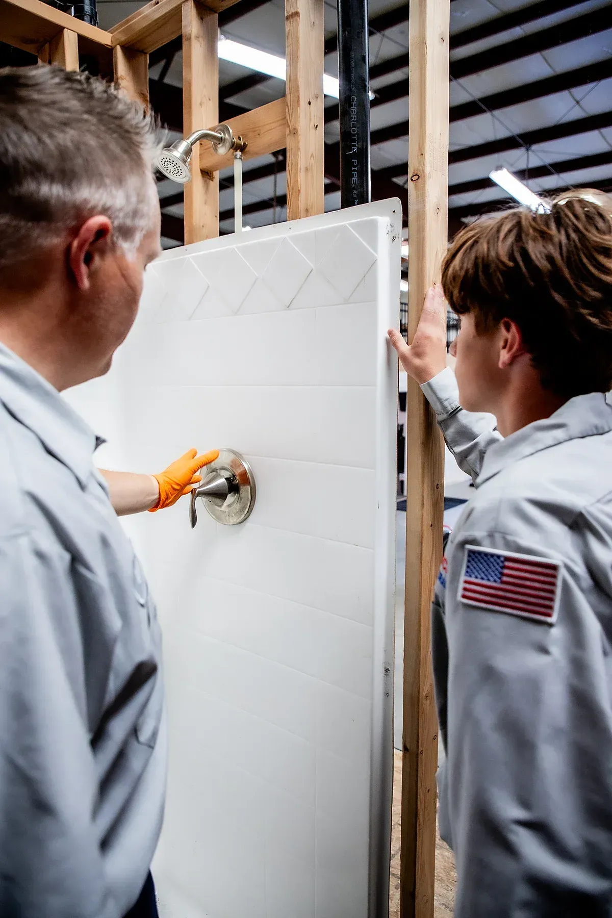 Shower fixture repair