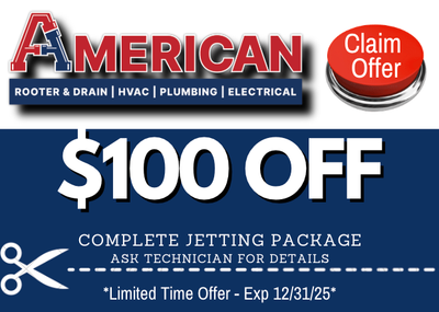 Coupon for $100 OFF Complete Jetting Package. Expires December, 31 2025