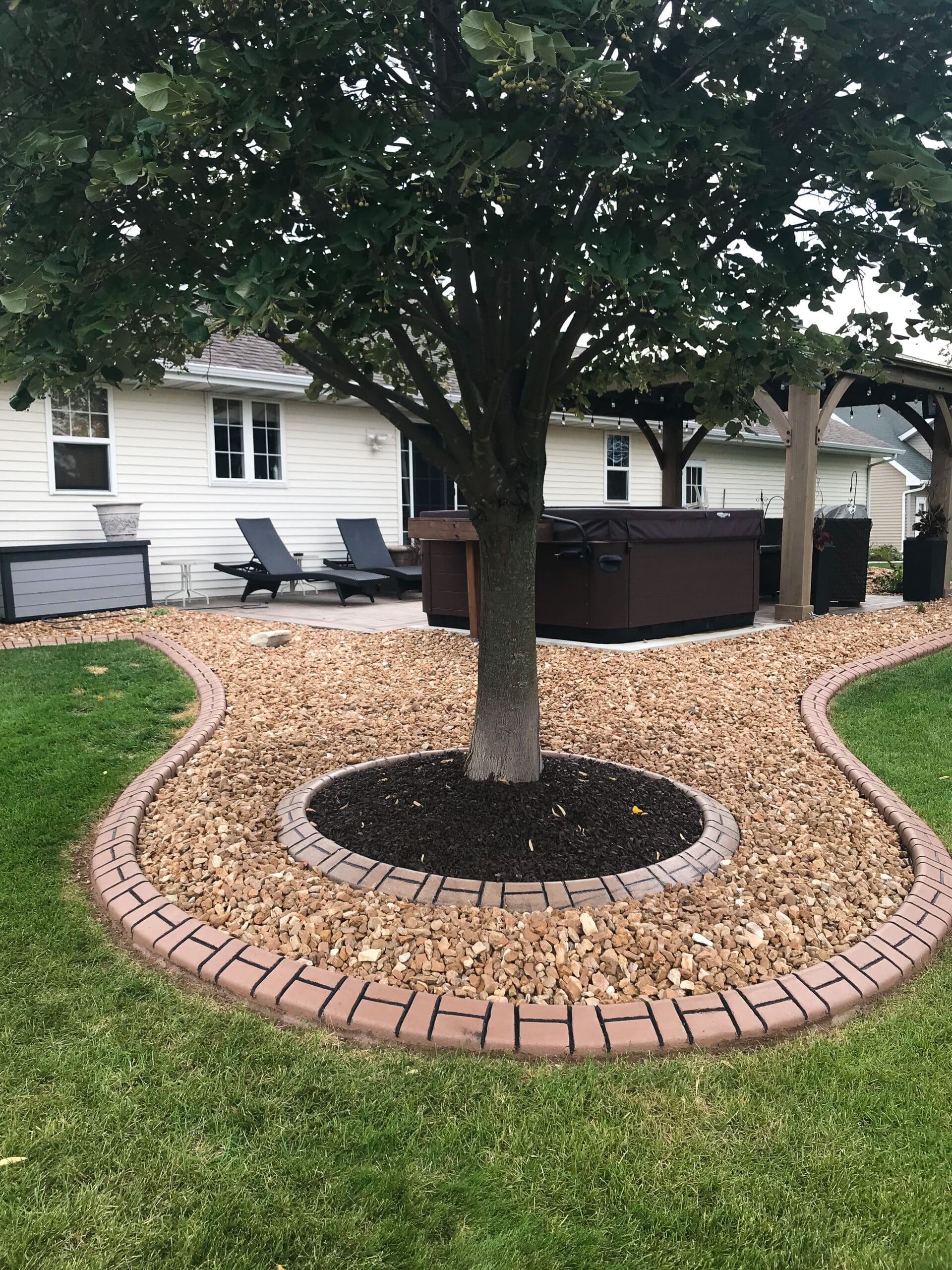 Concrete Curb in A Pathway — Appleton, WI — Vargas Curb