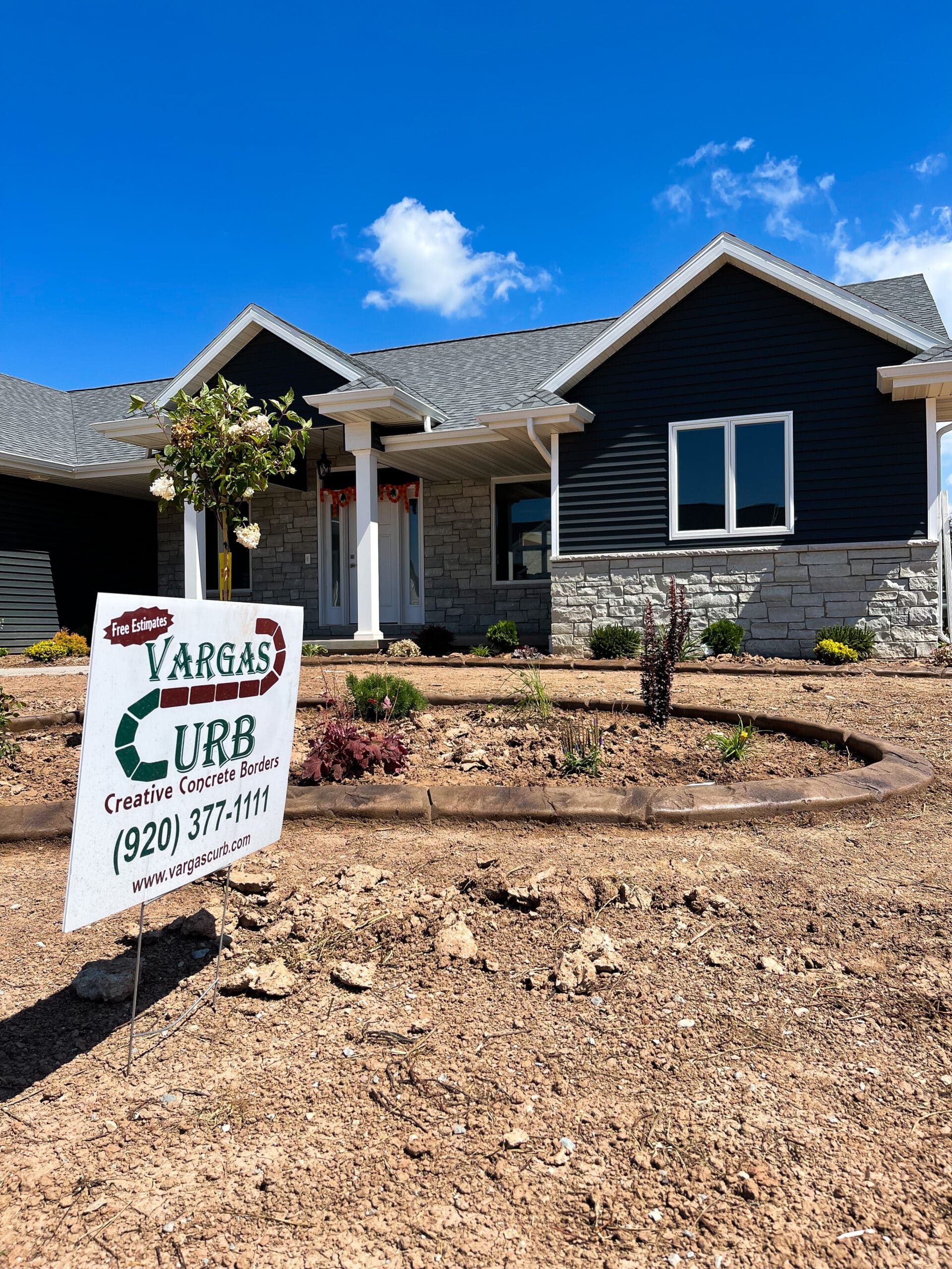 House and Business Sign — Appleton, WI — Vargas Curb