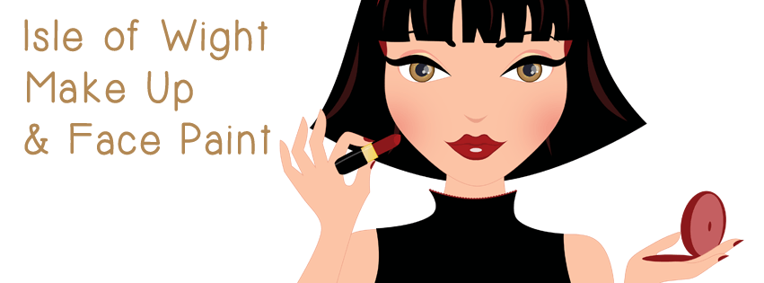 Woman applying lipstick, advertises