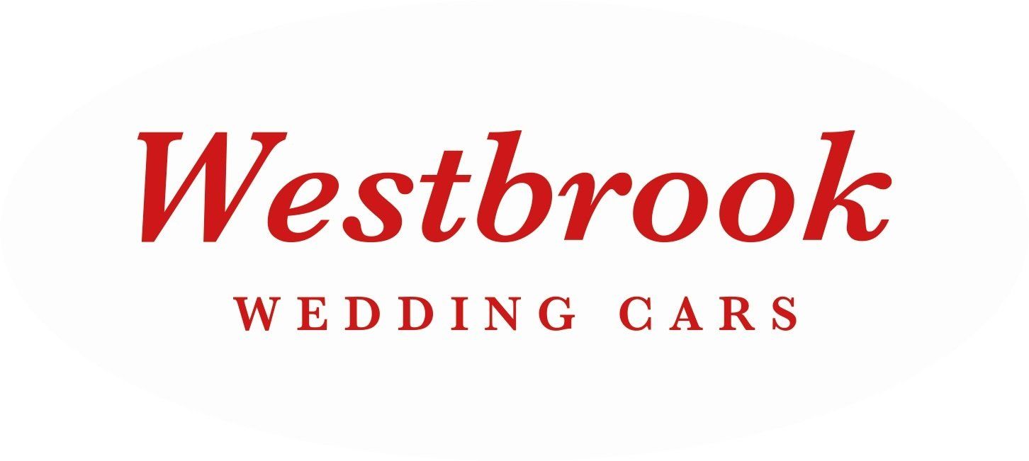 Westbrook Wedding Cars logo in red text.