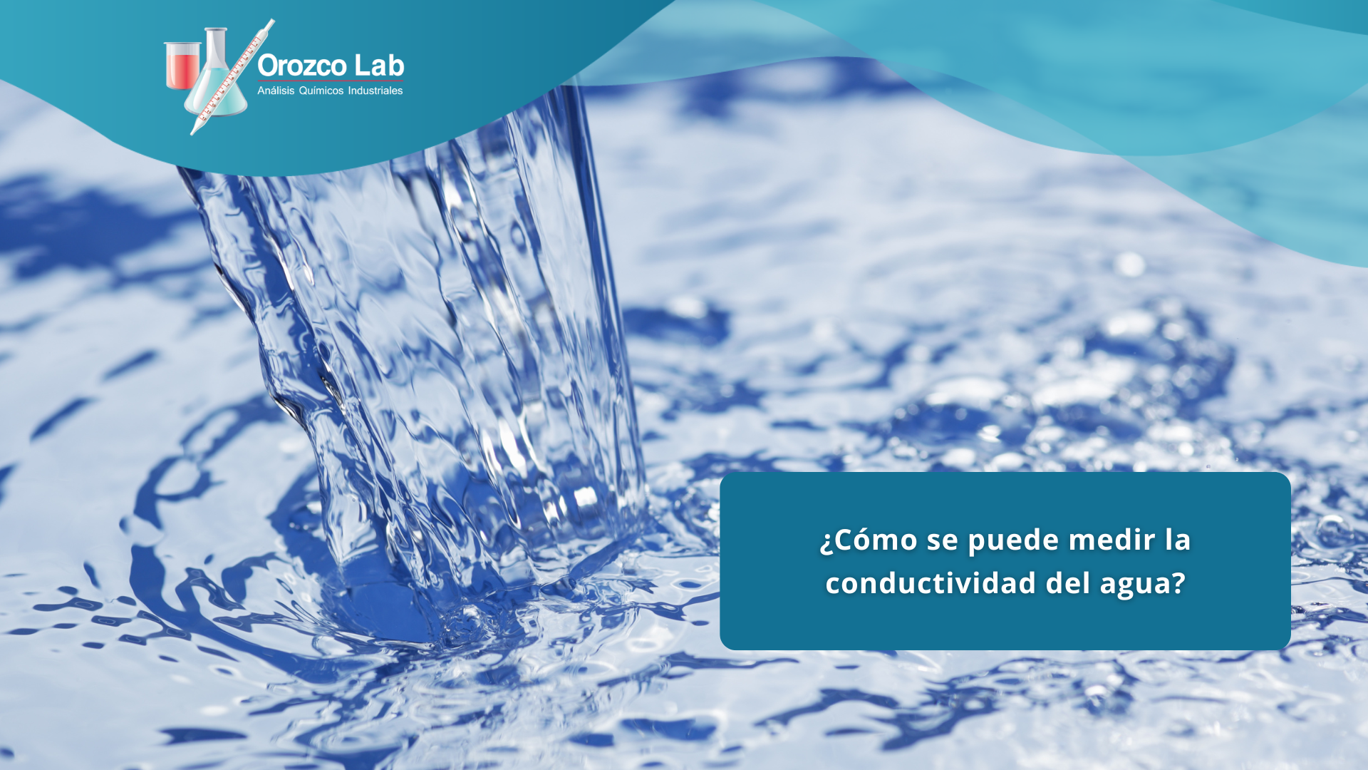 ¿Cómo se puede medir la conductividad del agua?