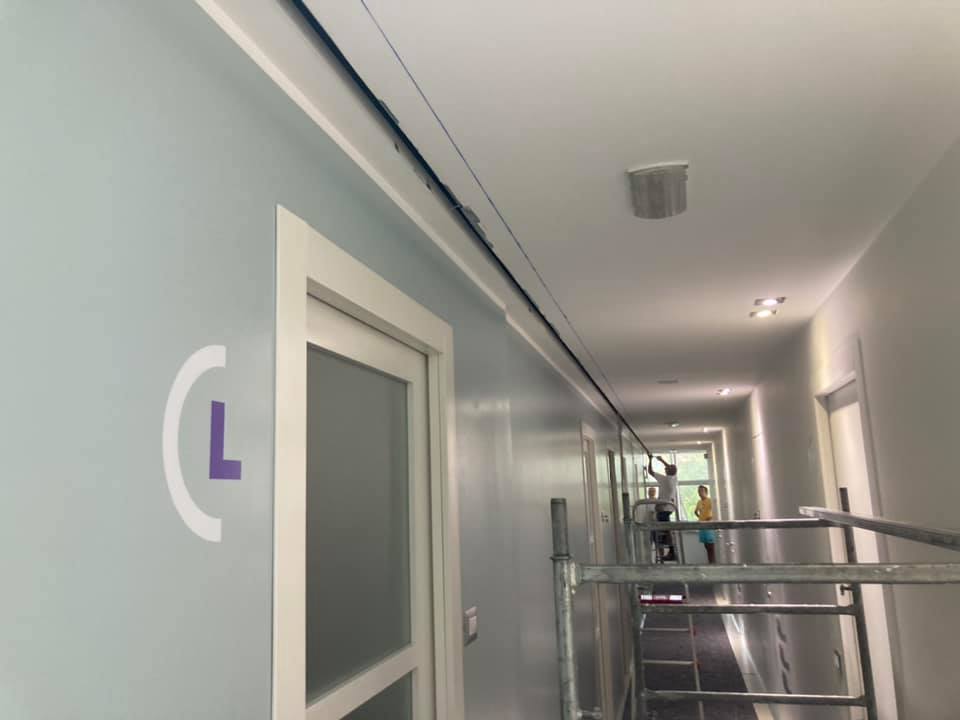 prima fase lavoro illuminazione