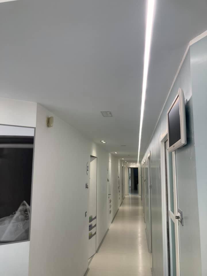 illuminazione a led in corridoio