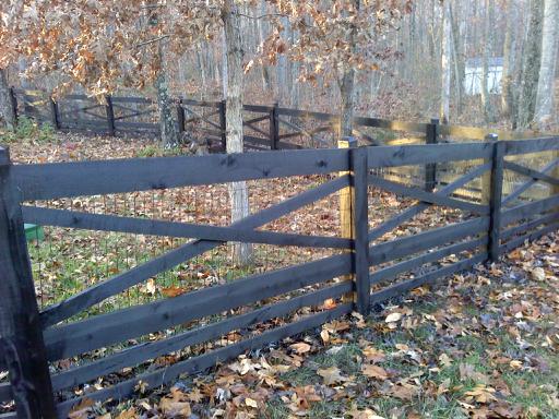 Black Picket Fence — Madison, VA — Joe Phillips Fence Co.