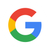 Google logo with multicolored letter G on a white background