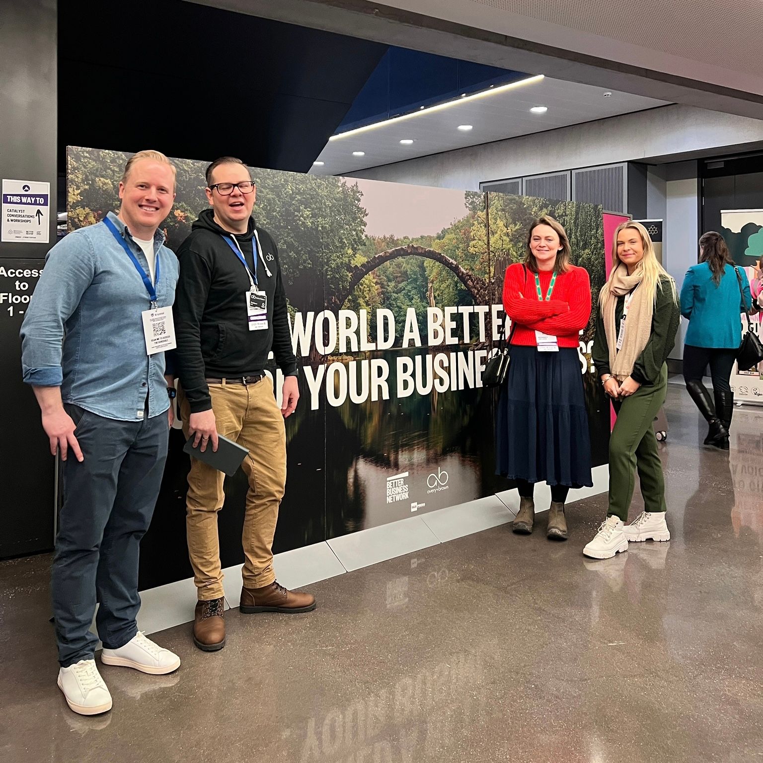 The Avery & Brown team at The Better Business Summit.