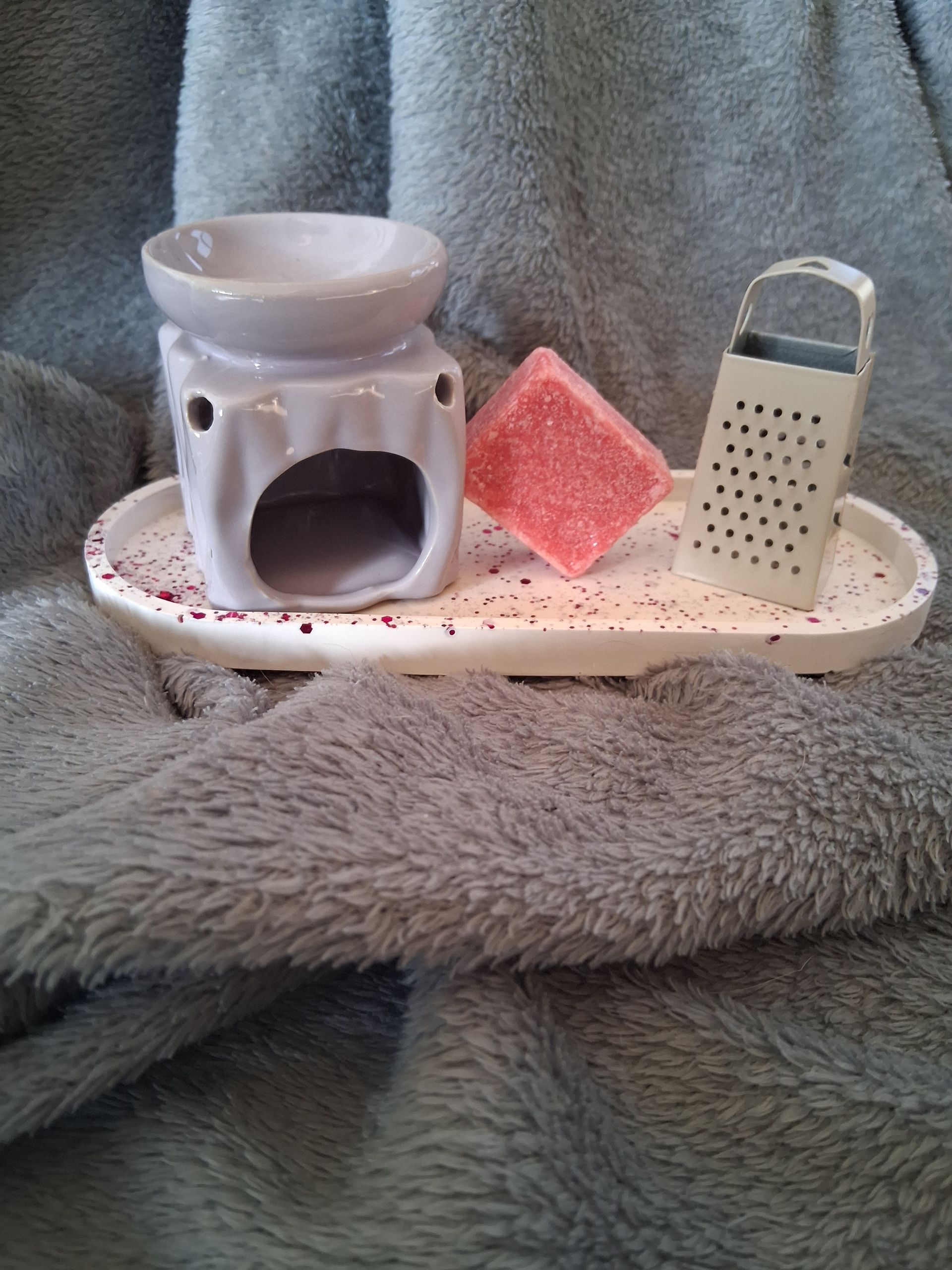 Plateau met Amberblokjes