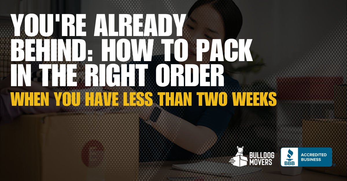 how to pack in the right order