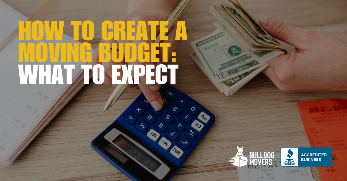 how to create a moving budget for maryland move