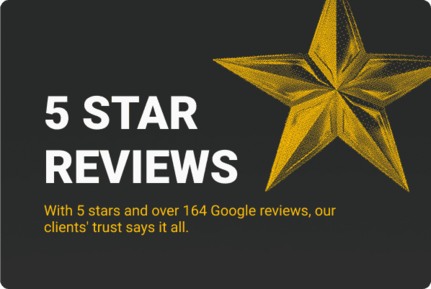 5-star reviews highlighting Bulldog Movers as a trusted moving company in DC