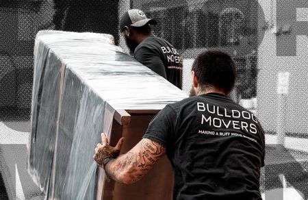 Furniture wrapped securely for protection during a Bulldog Movers relocation in Maryland