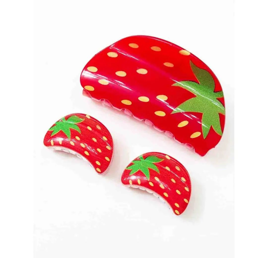 Fruit Hair Claw Duos