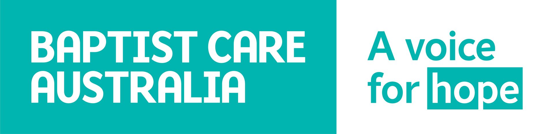 Baptist Care Australia logo: text 