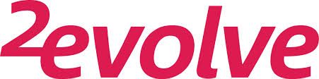 2evolve logo in dark pink font.