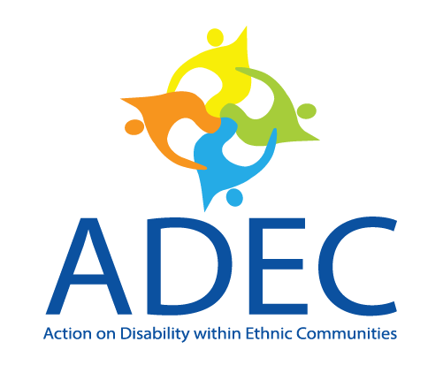 Logo for ADEC, 