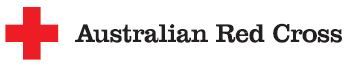 Australian Red Cross logo: red cross symbol with text.