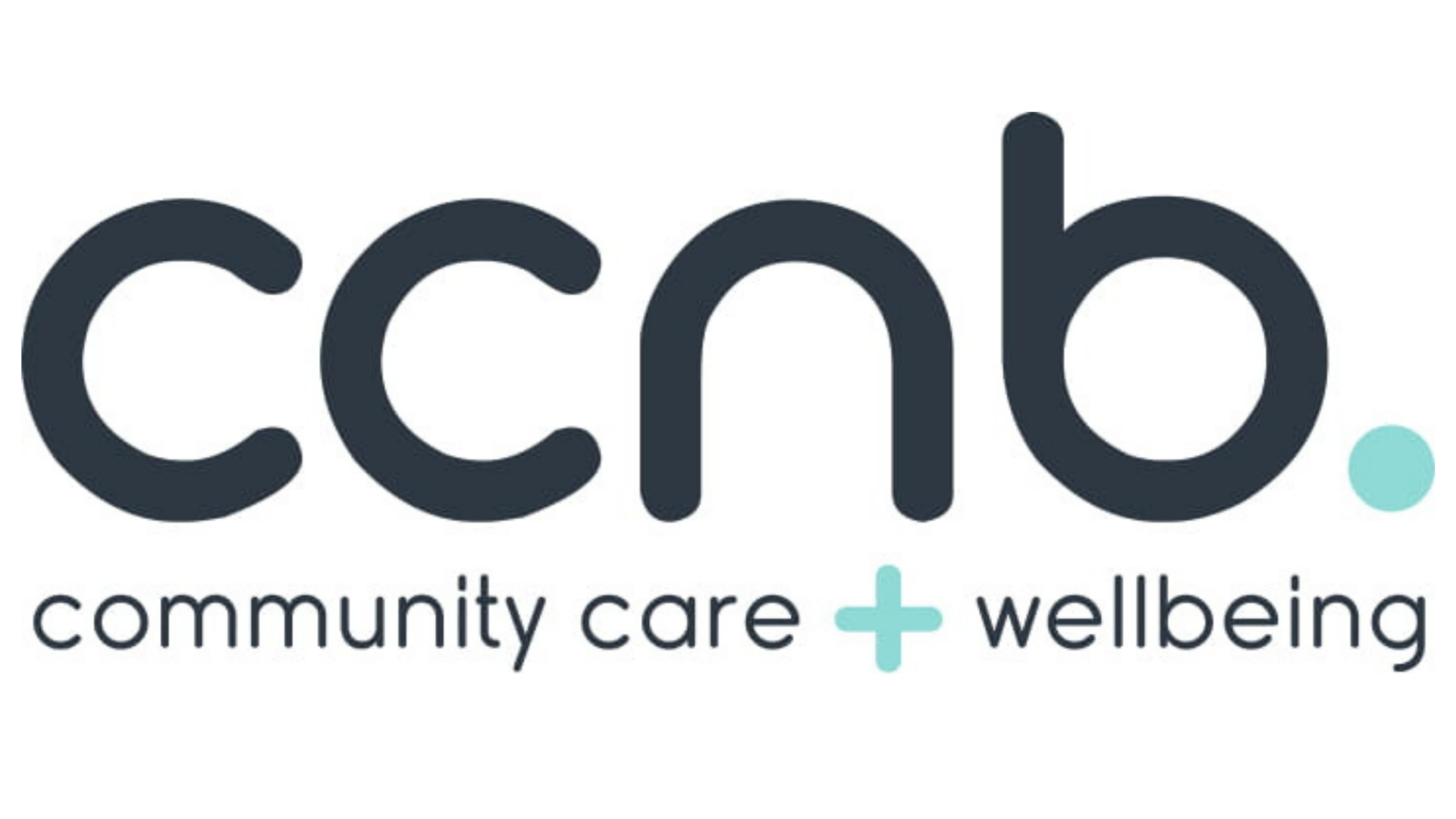 Ccnb logo: dark blue letters with 