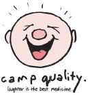 Smiling face with arms and the words 