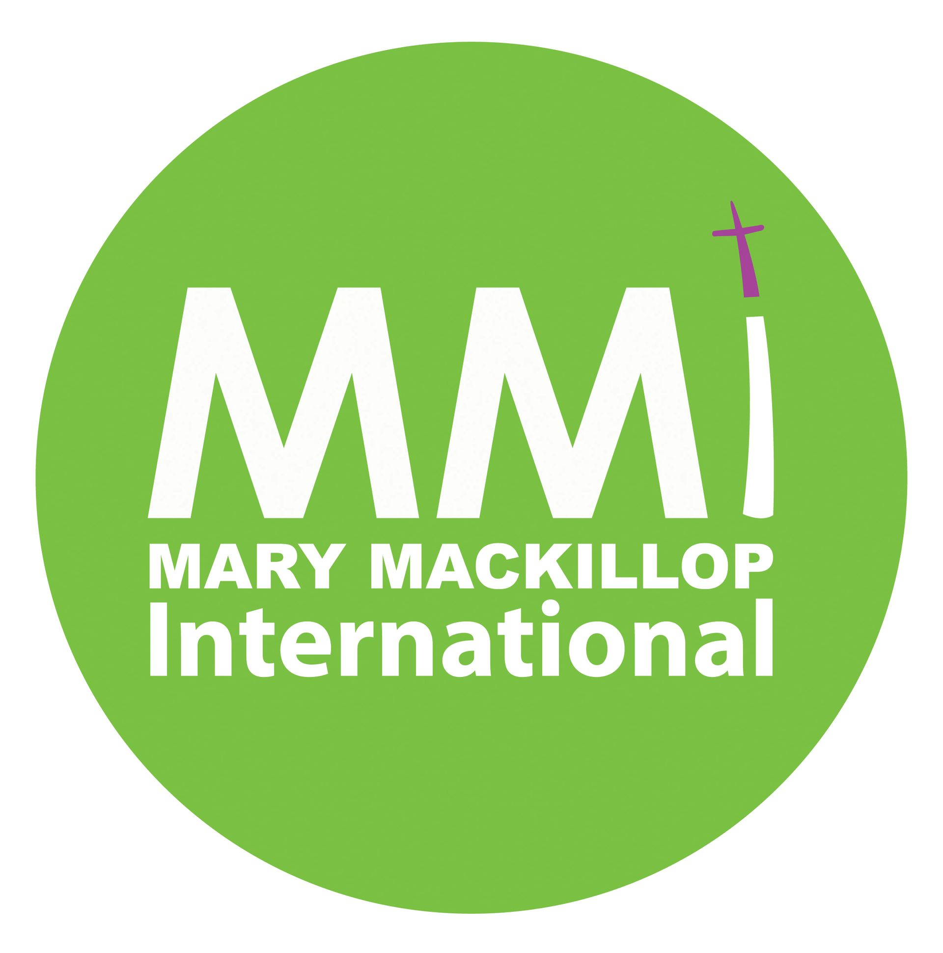 Green circle logo with white 