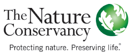 The Nature Conservancy logo: text with the words 