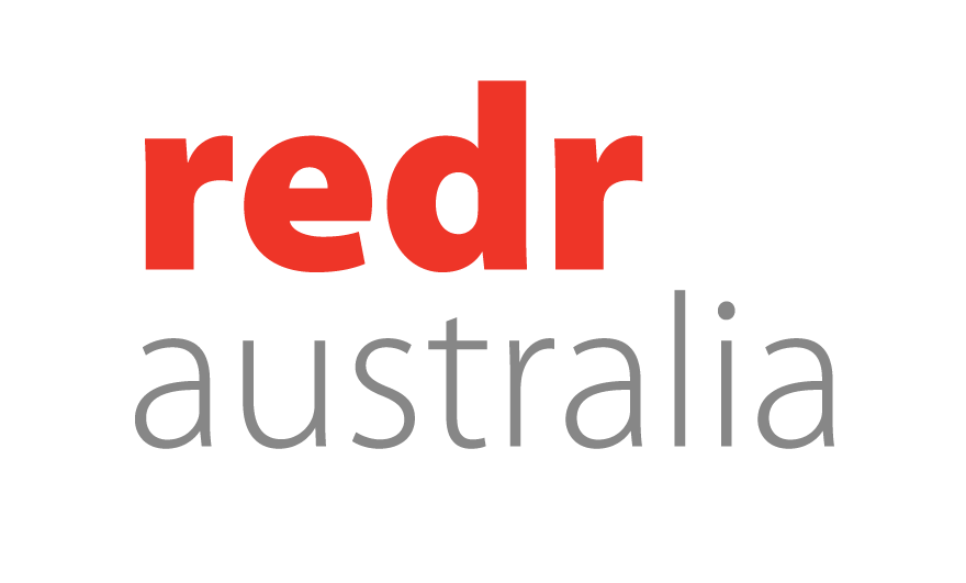 Redr Australia logo: red 