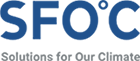 SFO°C logo in blue with 