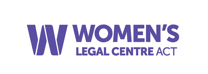 Purple logo with a stylized 