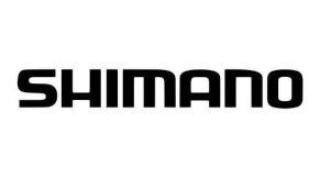 Logotip de Shimano, text negre sobre fons blanc.