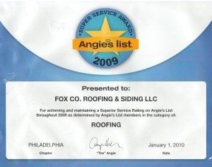 Super Service Award Angie's List 2009