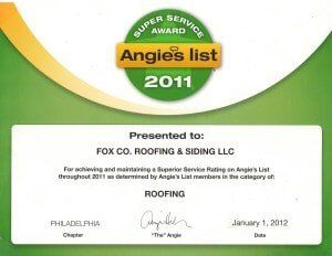 Super Service Award Angie's List 2011