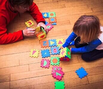 Playing with puzzle — Education in Issaquah, WA