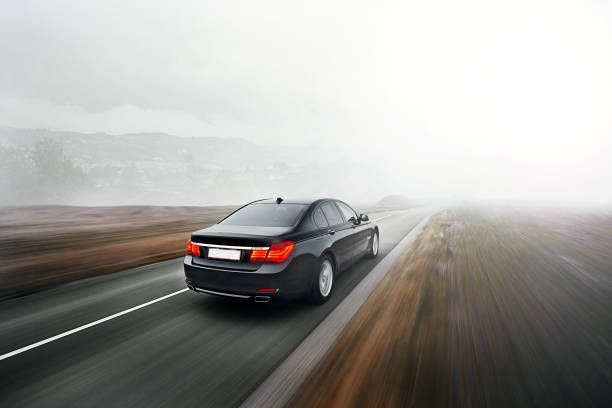 A close up of a speedometer in a car