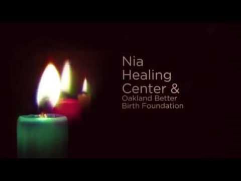 Three lit candles with the text 