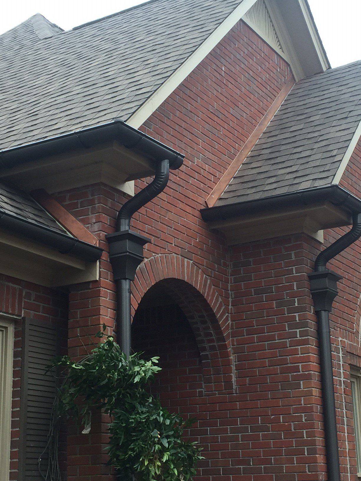 Roof with gutter work - B & B Roofing in Decatur, AL