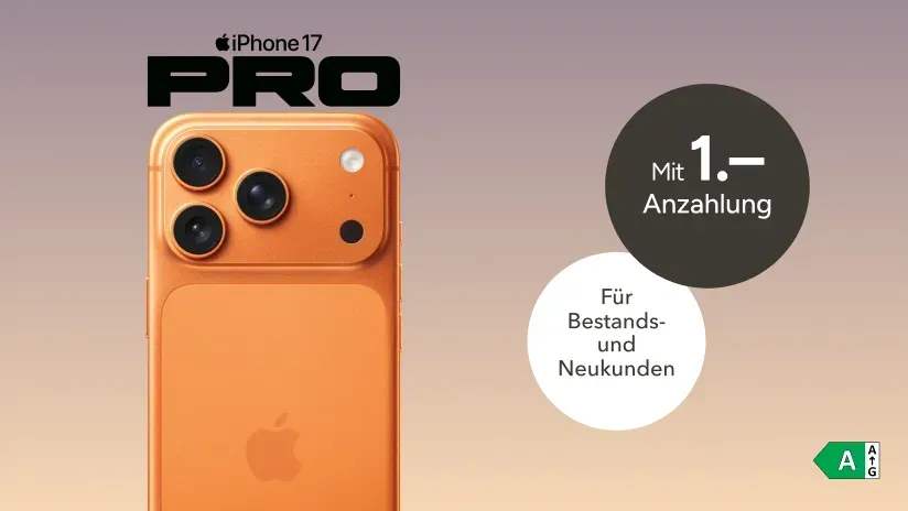 Orange iPhone 17 Pro concept.  Text: 